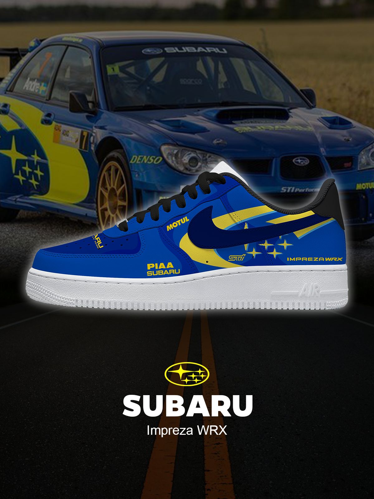 Impreza WRX Custom Air-Style Sneakers