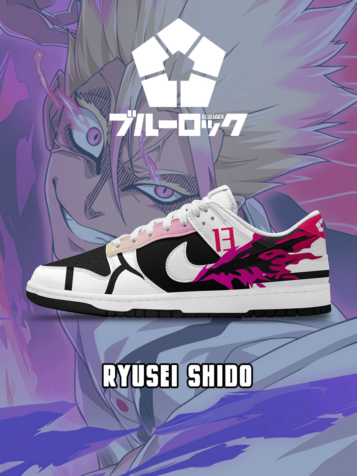 Ryusei Shido V.6 Custom SB-Style Sneakers