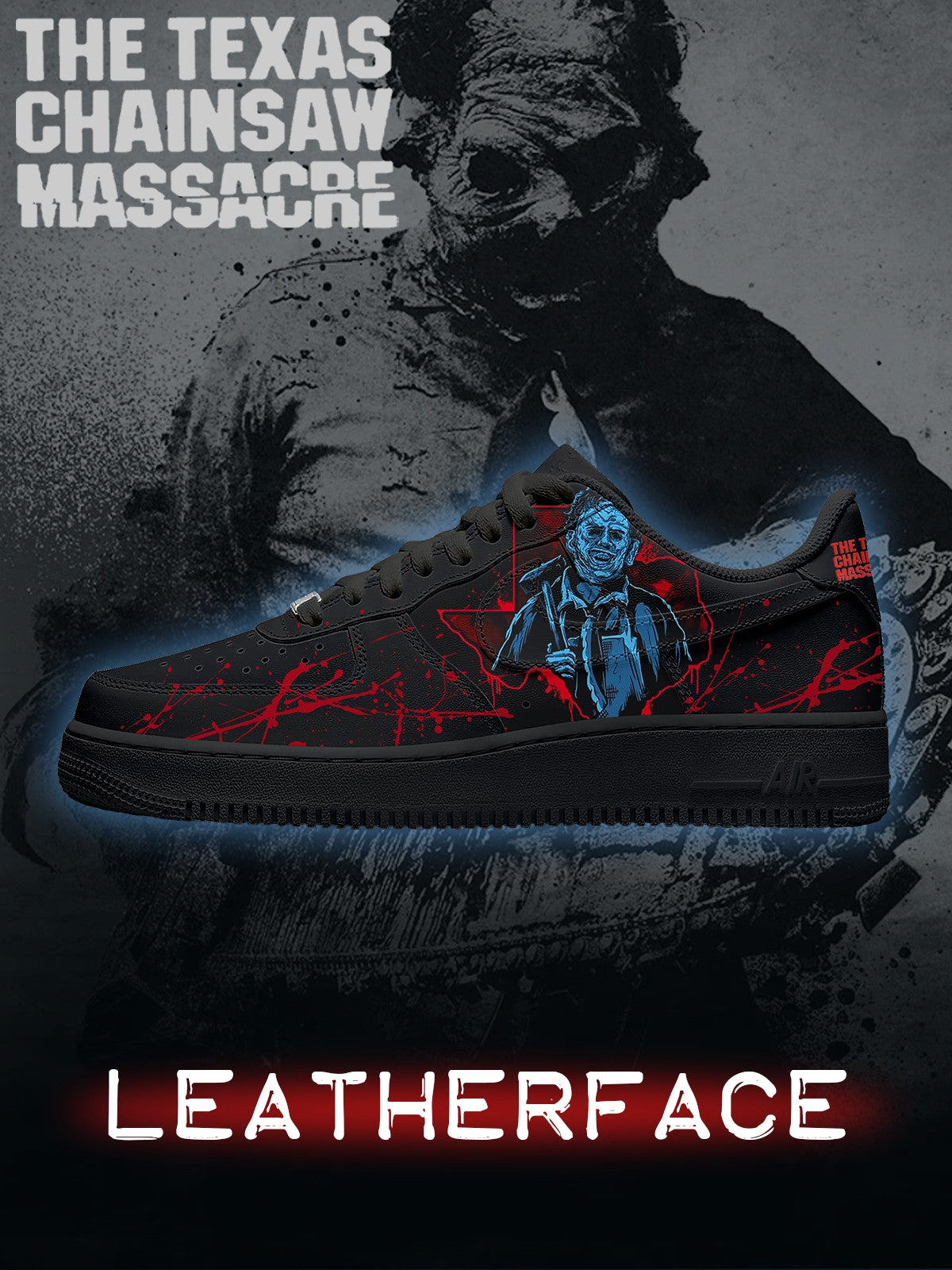 Leatherface V.2 Custom Air-Style Sneakers