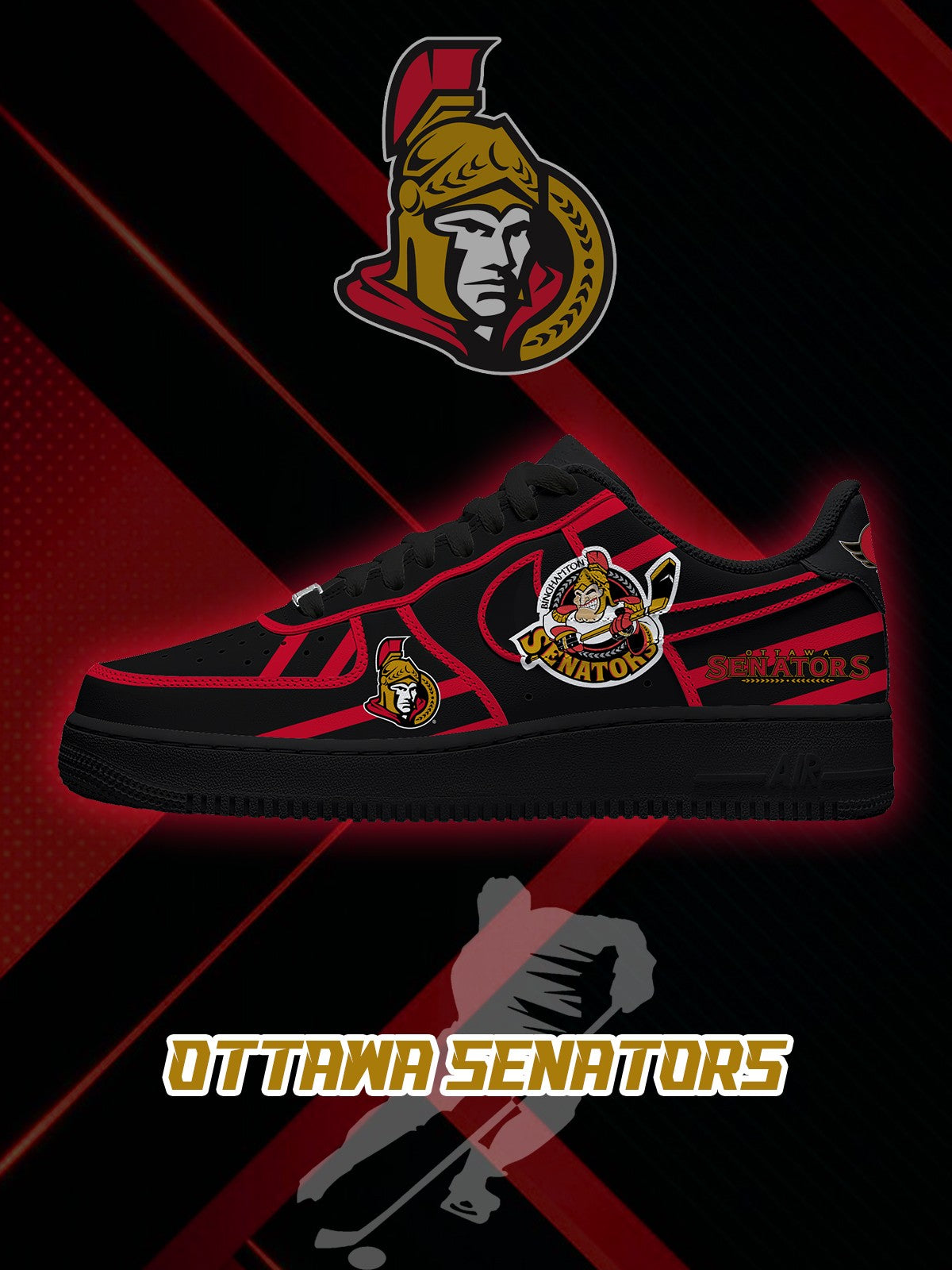 Zapatillas deportivas personalizadas Ottawa Hockey V.2 Air-Style