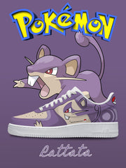 Zapatillas deportivas estilo Air personalizadas Rattata V.2