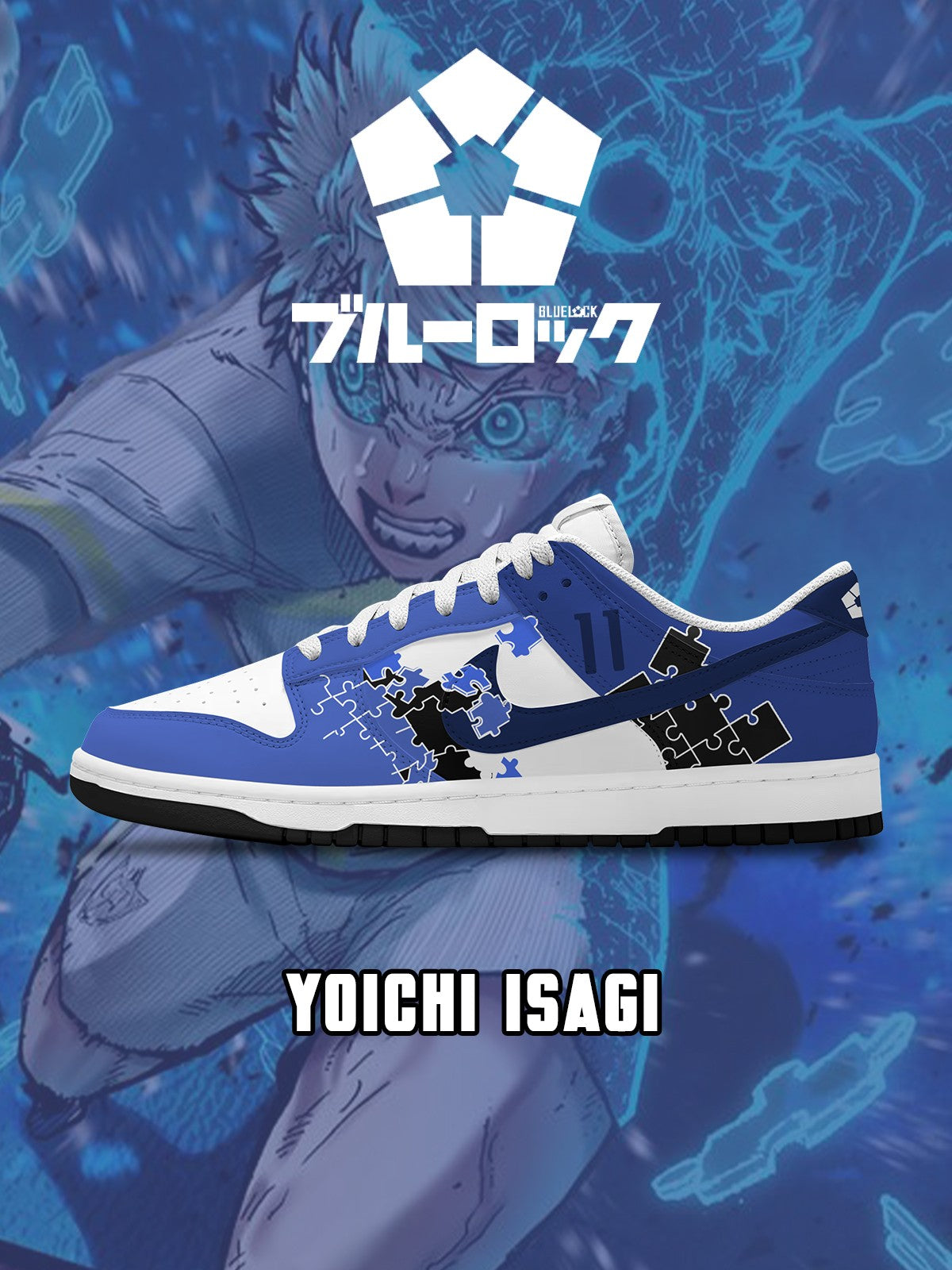Yoichi Isagi V.6 Custom SB-Style Sneakers