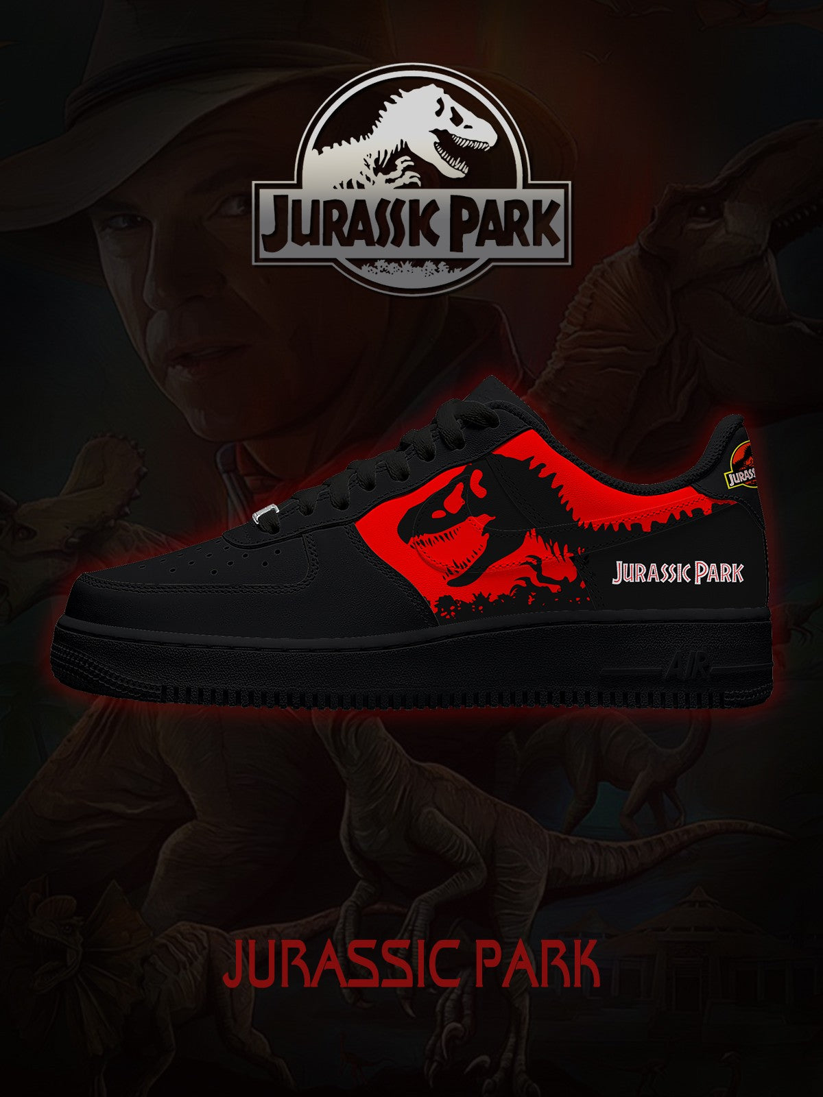 Jurassic V.3 Custom Air-Style Sneakers