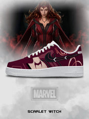 Zapatillas deportivas personalizadas estilo Air de Scarlet Witch V.1