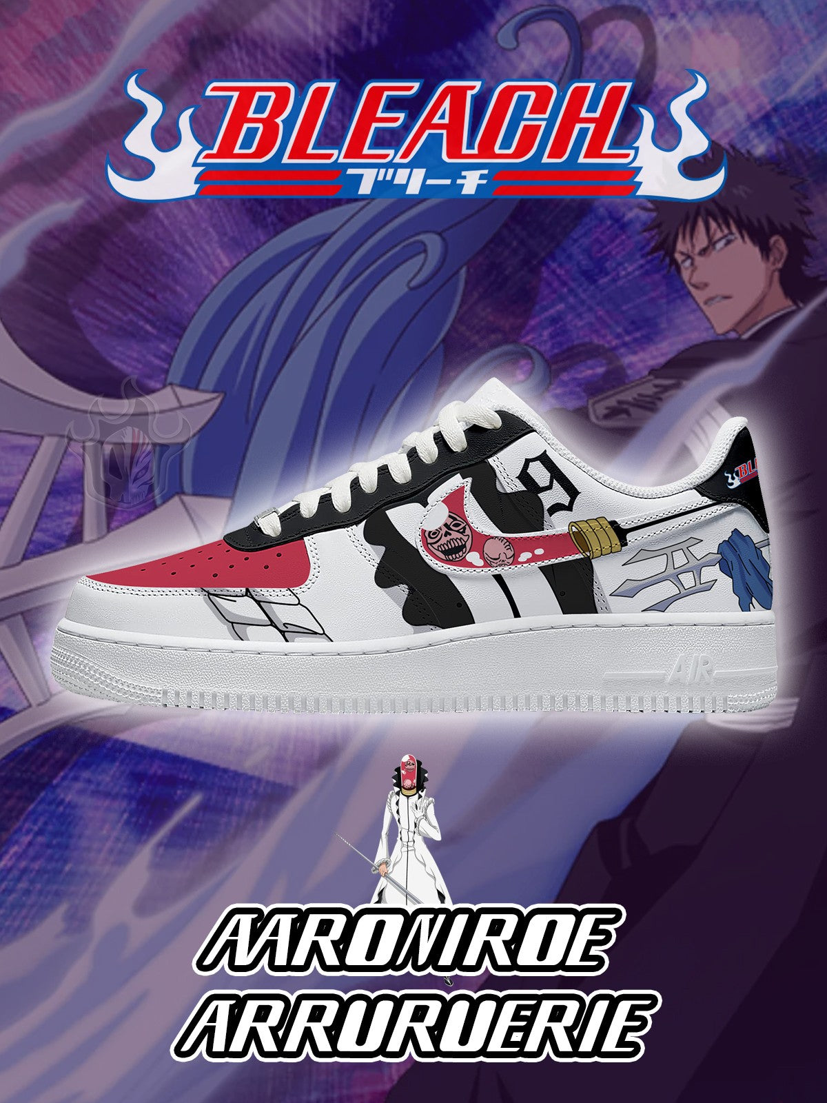 Aaroniroe Arruruerie V.2 Custom Air-Style Sneakers
