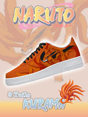 Nine-Tails Kurama Custom Air-Style Sneakers