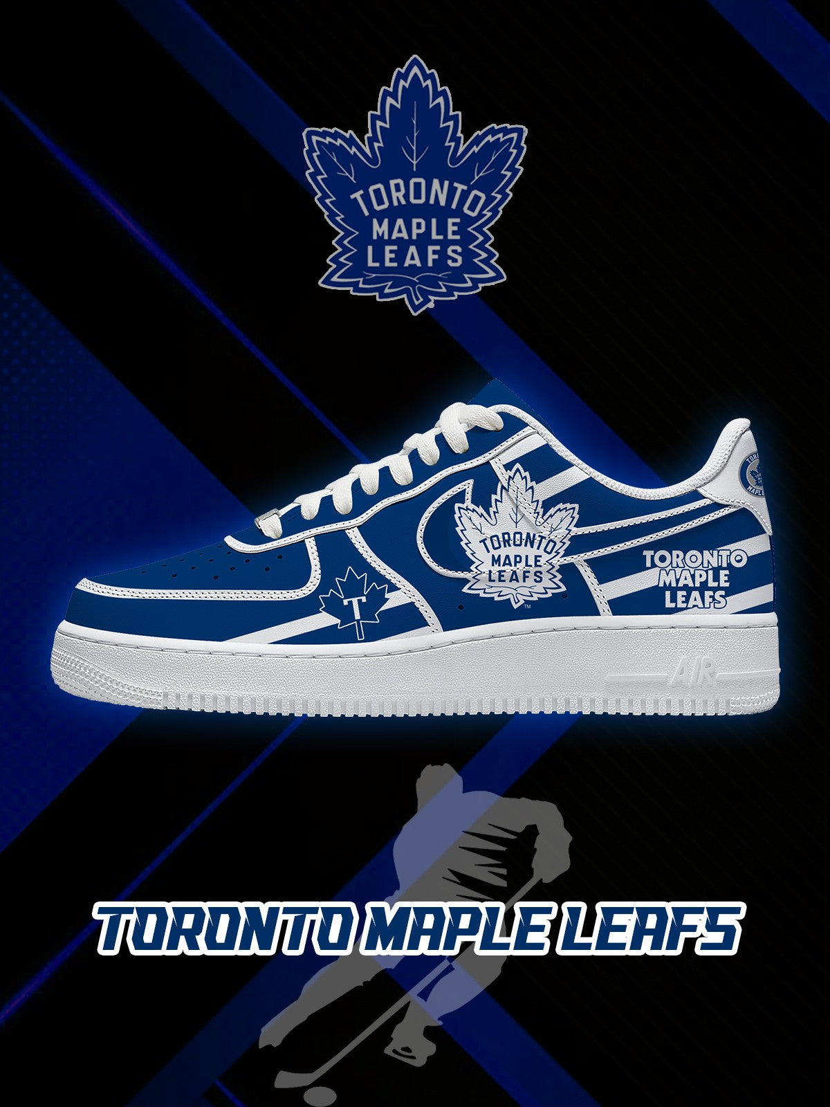 Zapatillas deportivas personalizadas estilo Air de Toronto Hockey V.2