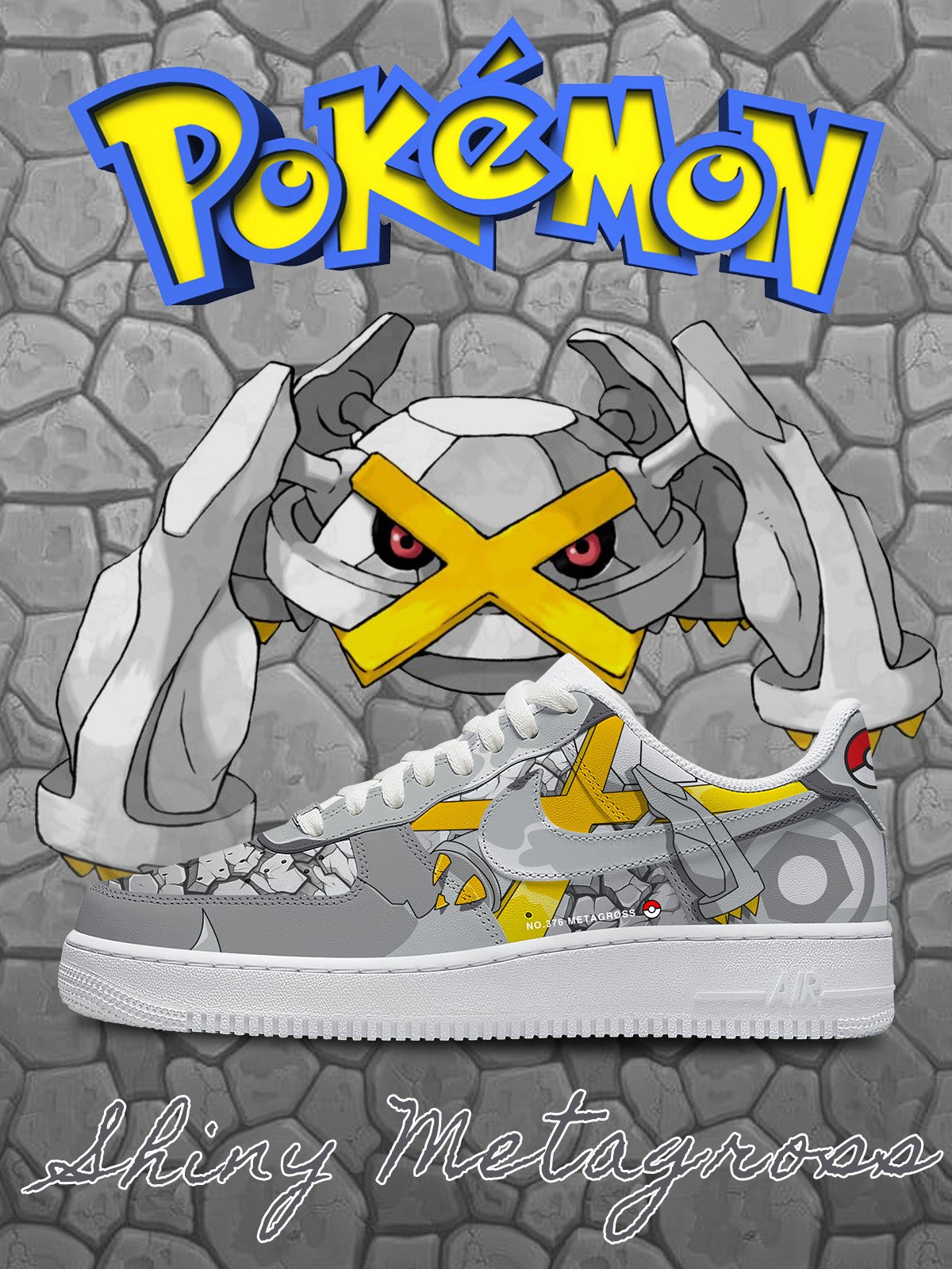 Zapatillas deportivas personalizadas Shiny Metagross V.2 Air-Style