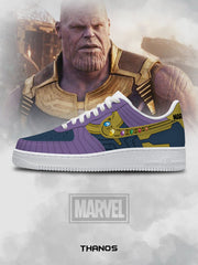 Zapatillas personalizadas estilo Air de Thanos V.1