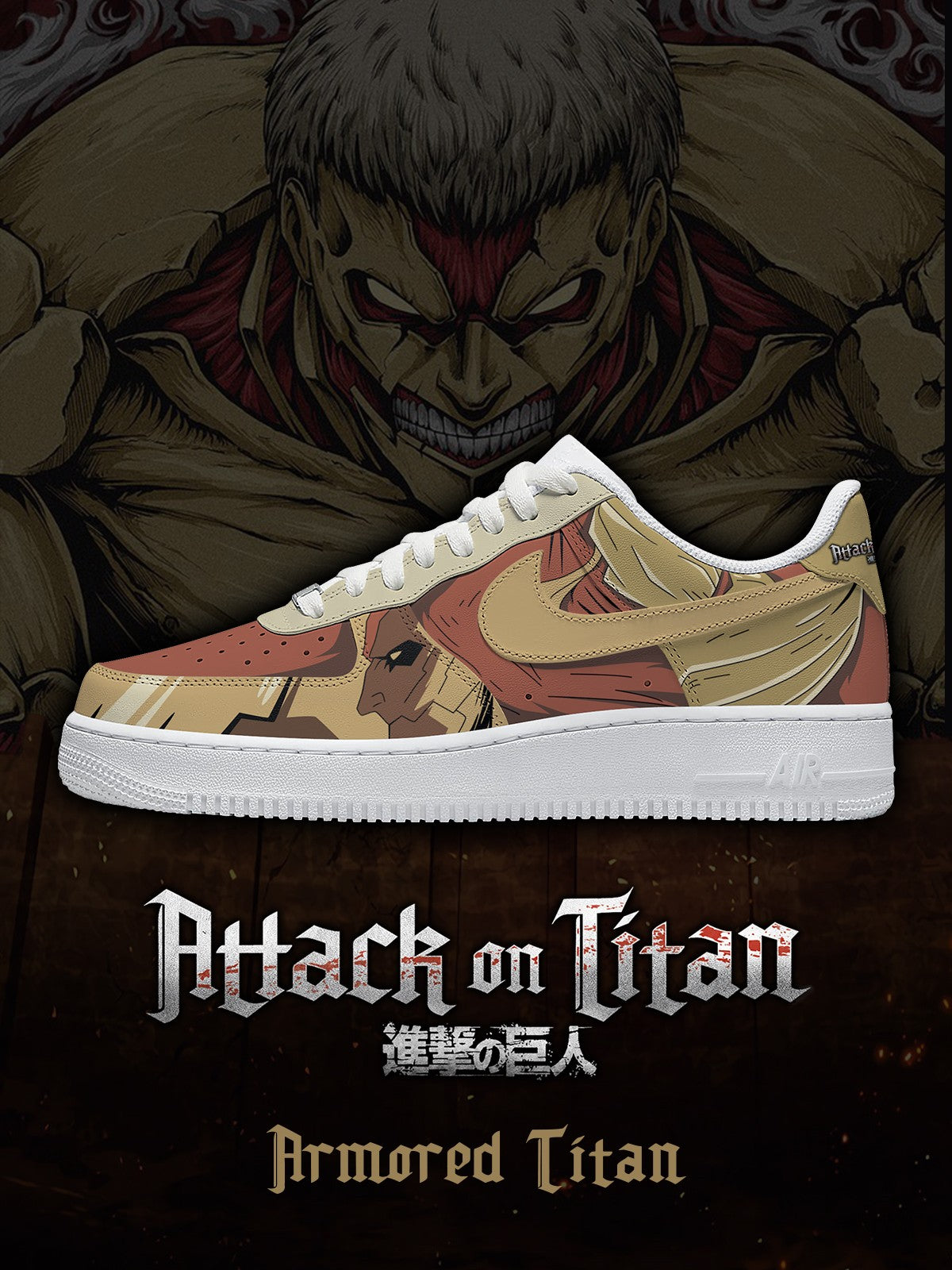 Armored Titan V.2 Custom Air-Style Sneakers
