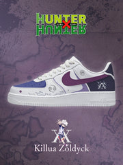 Killua Zoldyck Custom Air-Style Sneakers