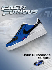Brian O'Conners Impreza WRX STI Custom Air-Style Sneakers