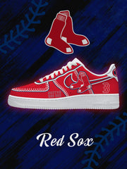 Zapatillas deportivas personalizadas estilo Air de Boston Baseball V.2