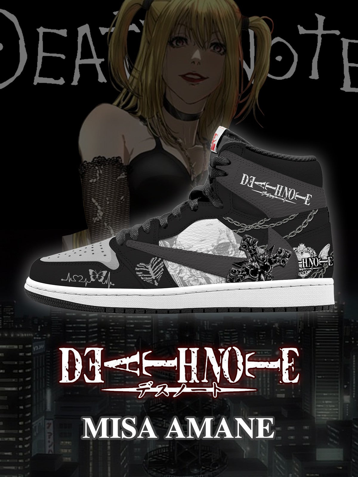 Zapatillas altas TS personalizadas Misa Amane V.1