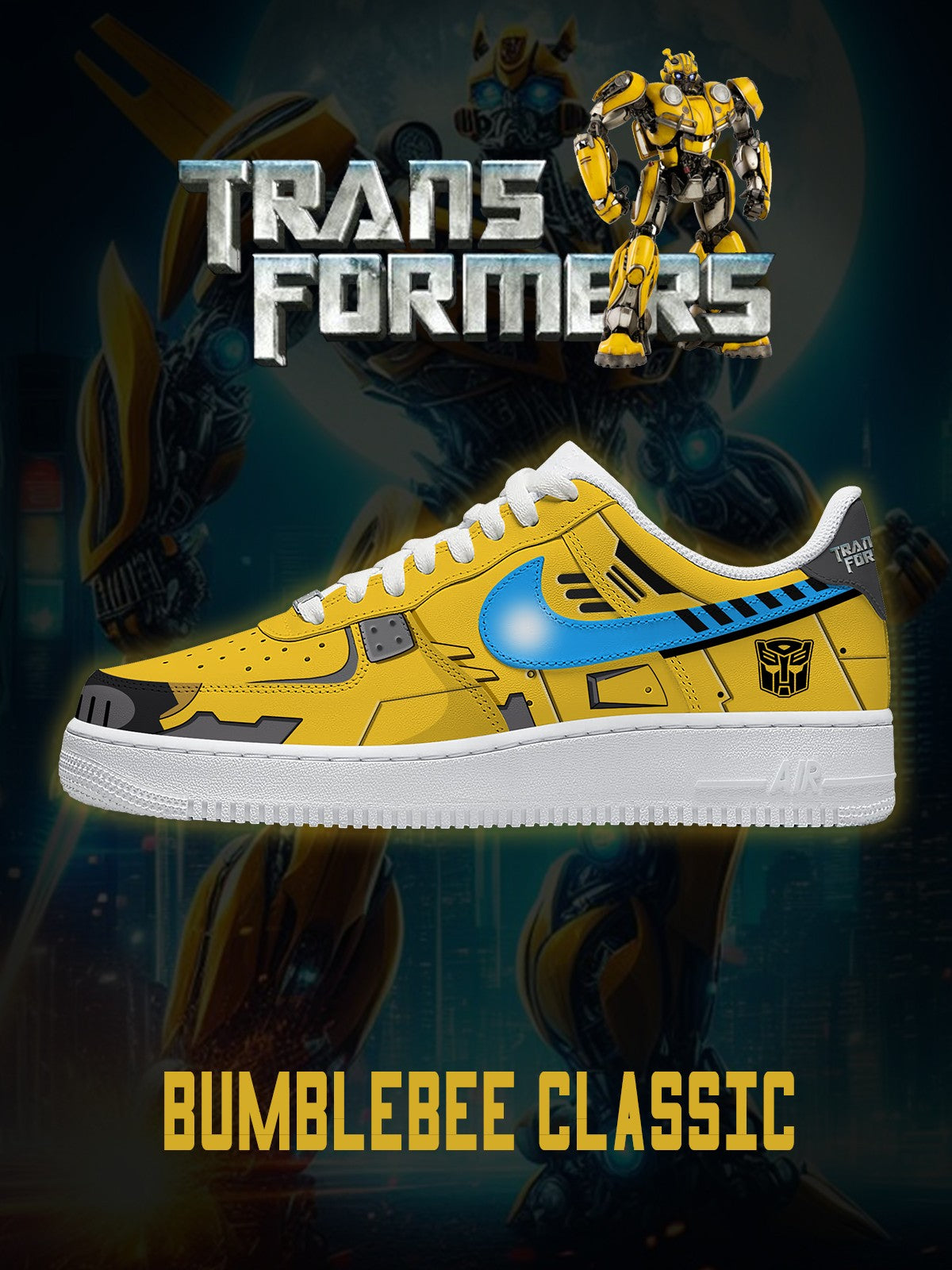 Bumblebee Classic V.1 Custom Air-Style Sneakers