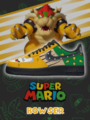 King Bowser Koopa V.1 Custom Air-Style Sneakers