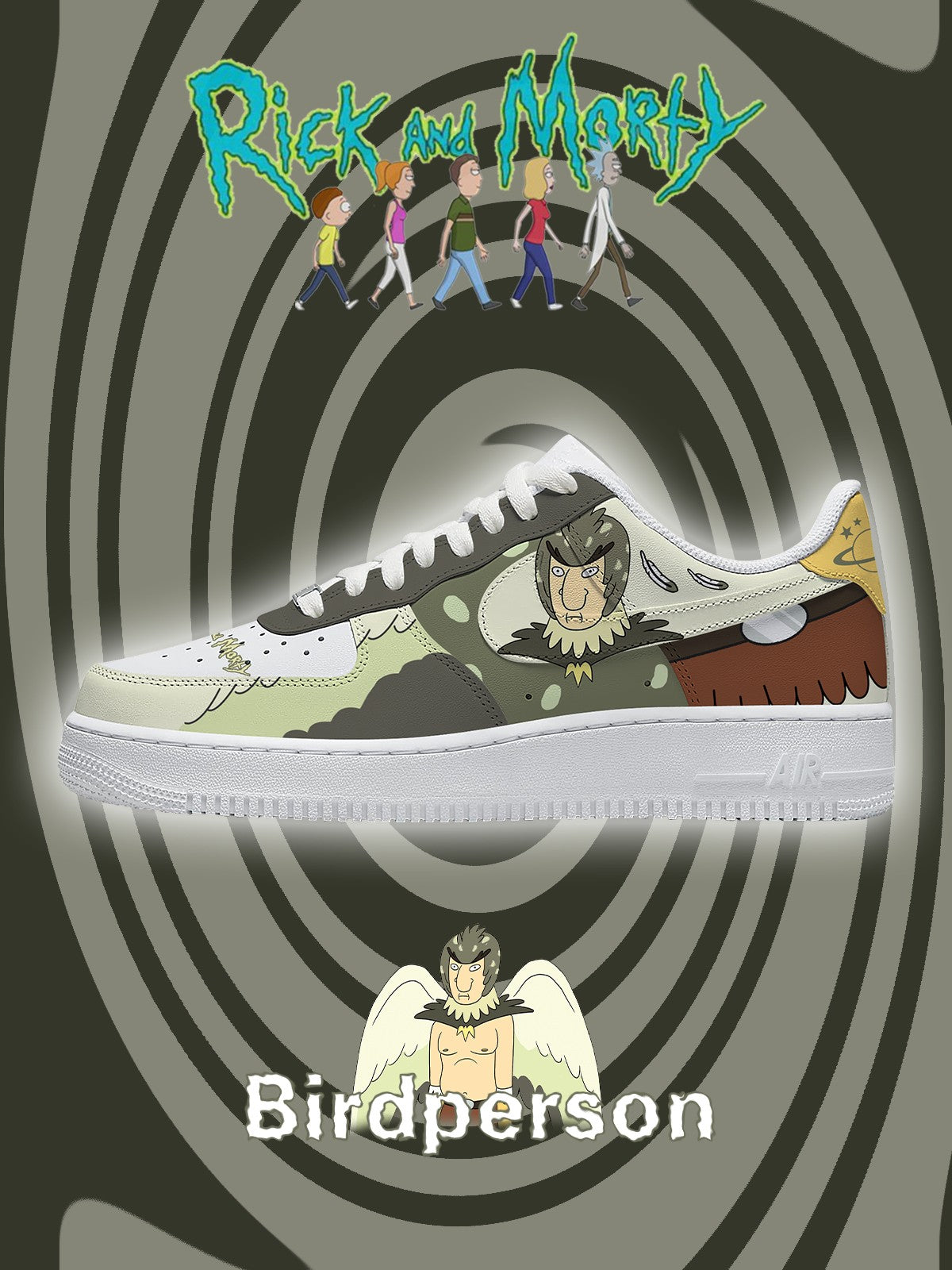 Birdperson V.1 Custom Air-Style Sneakers
