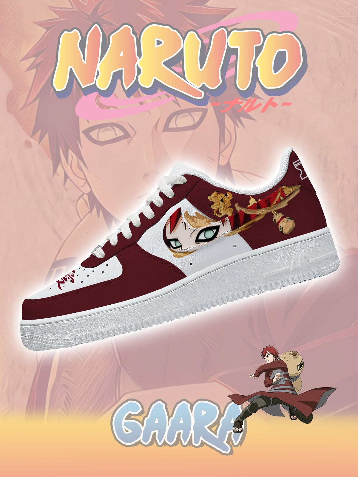 Gaara Custom Air-Style Sneakers