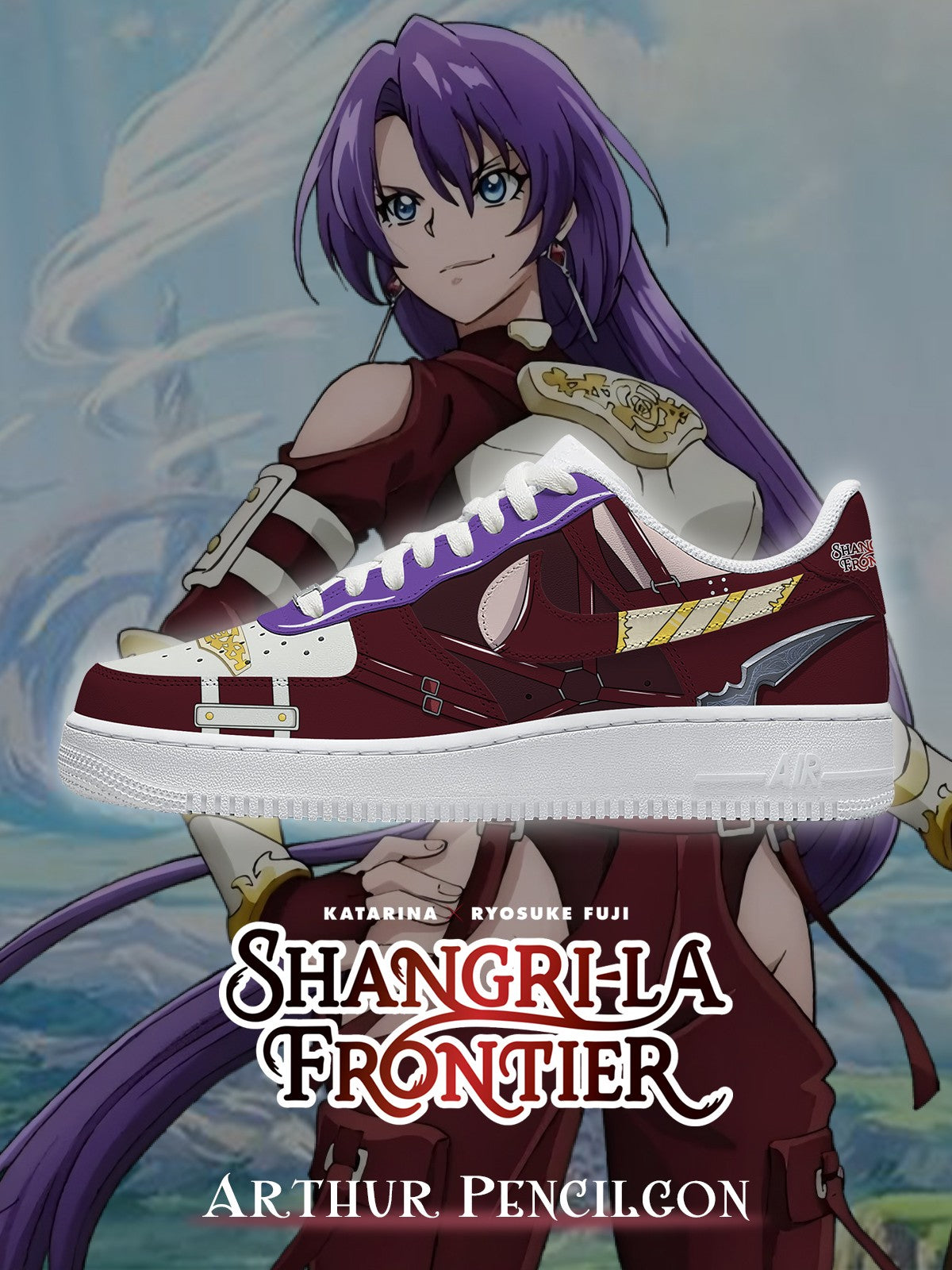 Arthur Pencilgon V.1 Custom Air-Style Sneakers