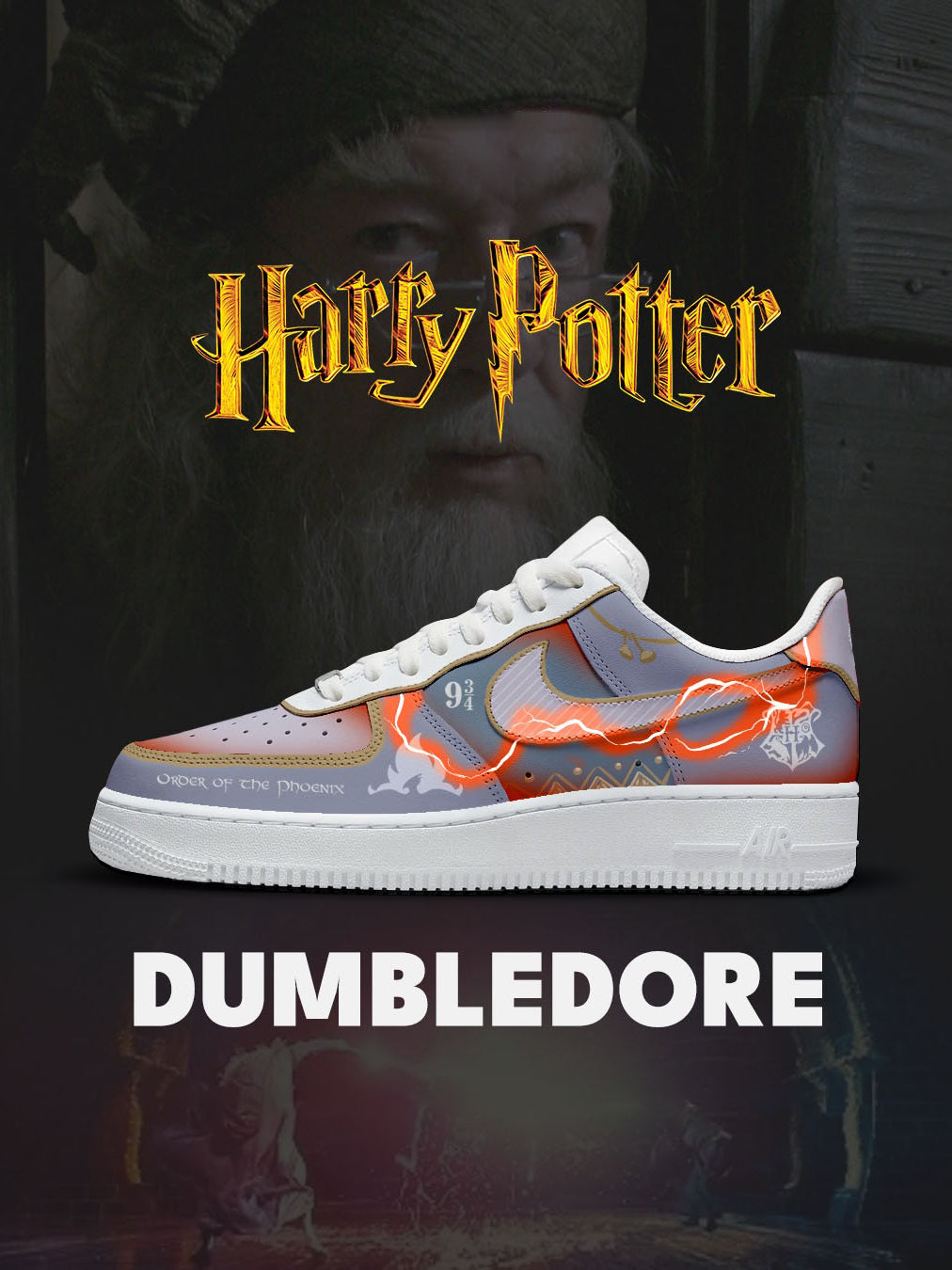 Dumbledore V.1 Custom Air-Style Sneakers