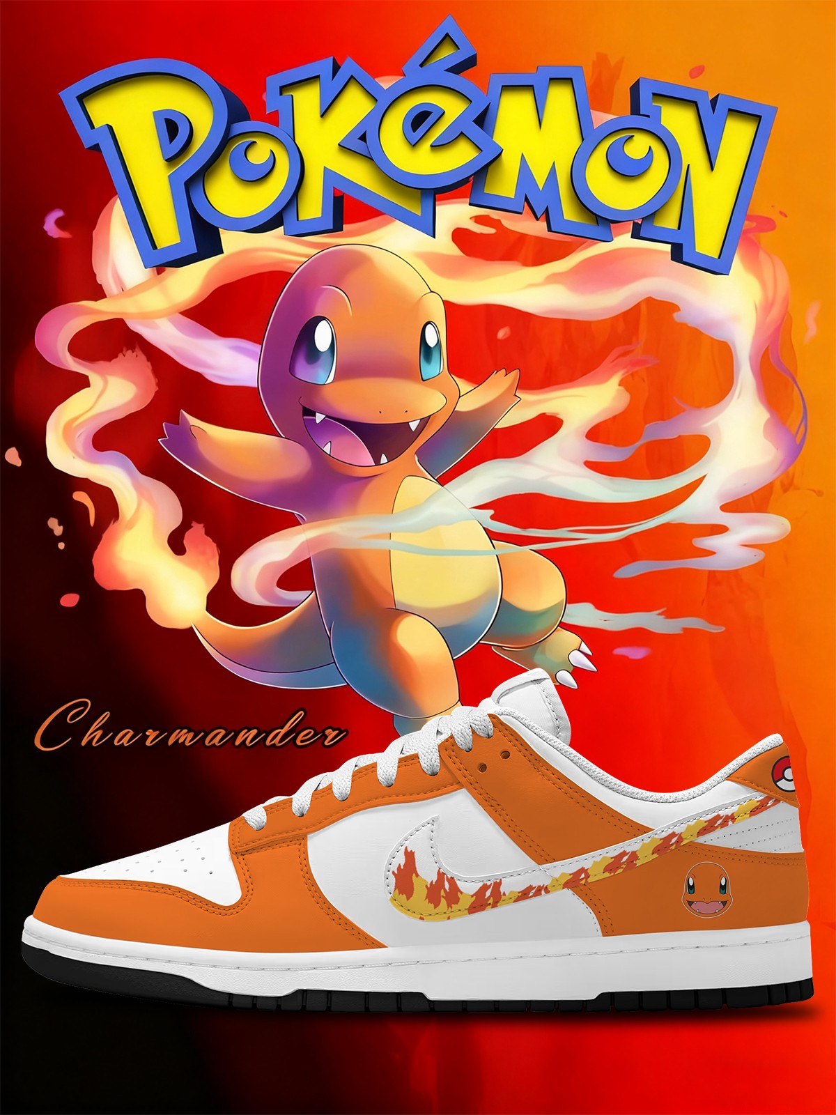Charmander V.1 Custom SB-Style Sneakers