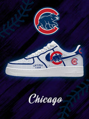 Zapatillas deportivas personalizadas estilo Air de Chicago Baseball V.2