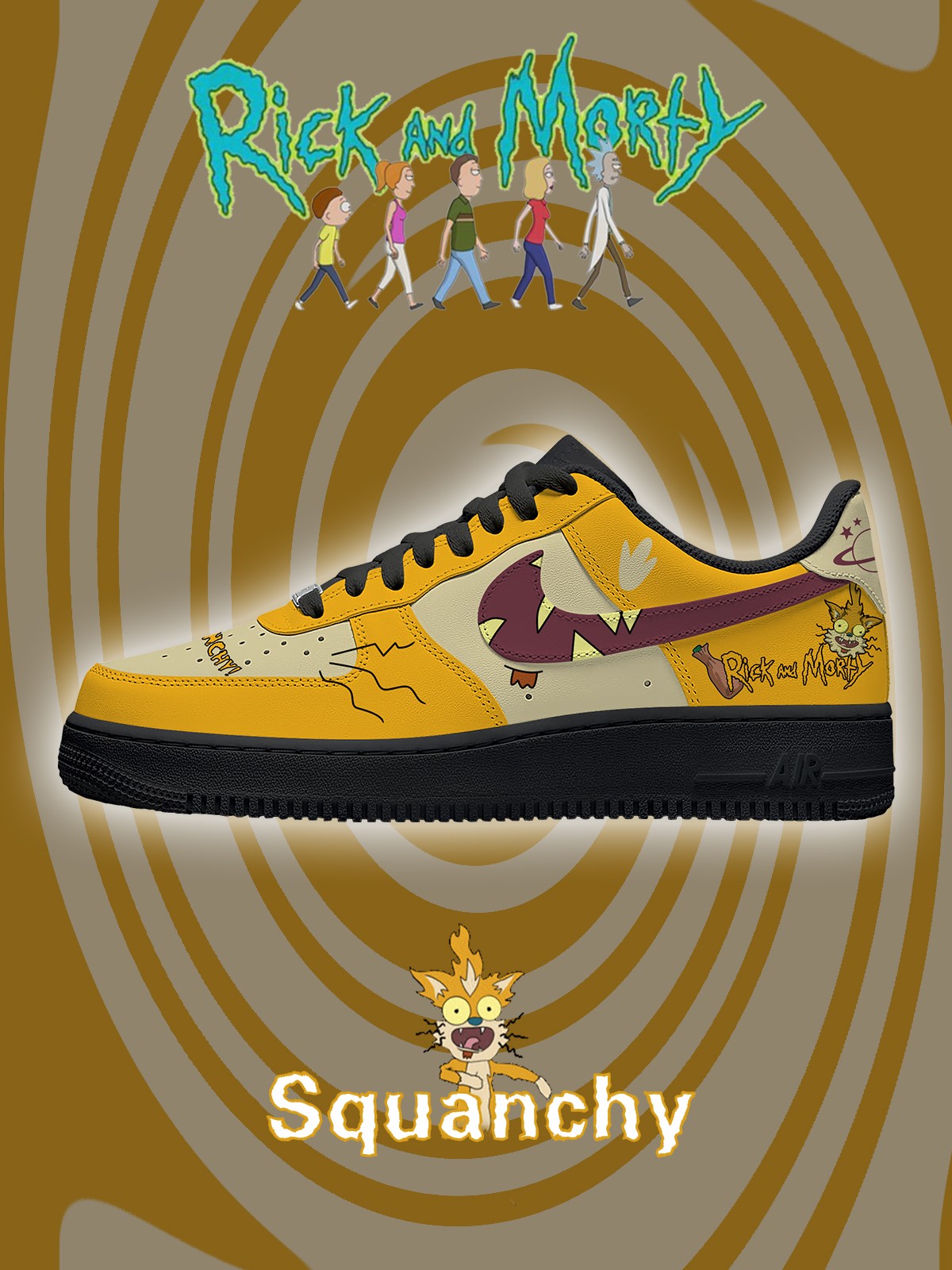 Squanchy V.1 Custom Air-Style Sneakers