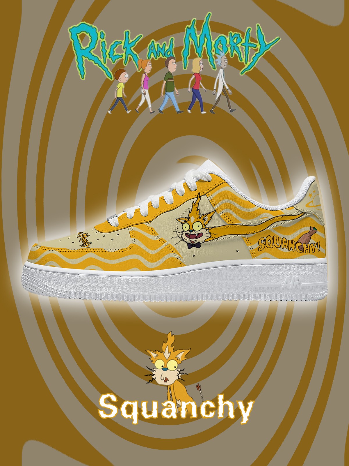Squanchy V.2 Custom Air-Style Sneakers