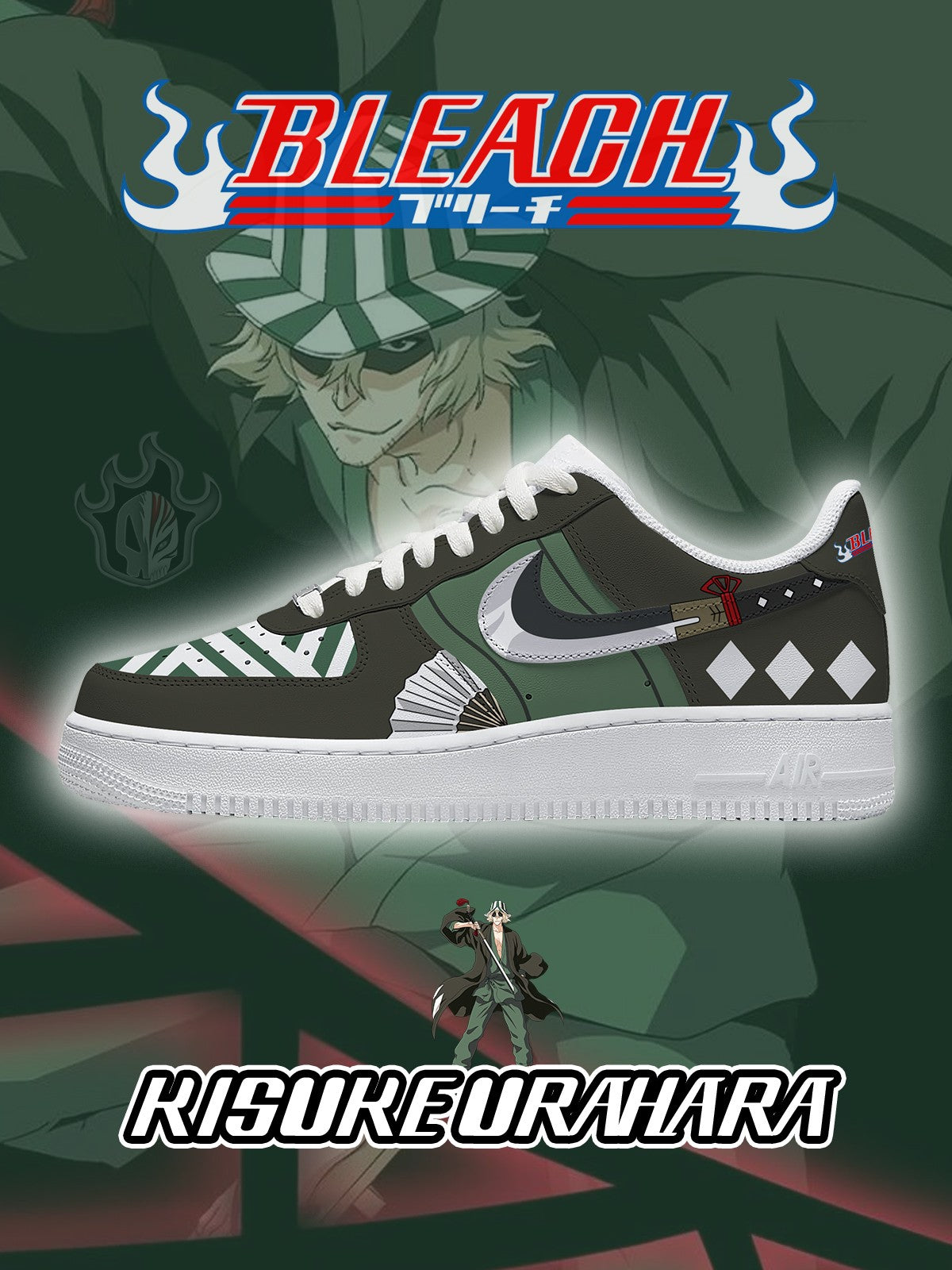 Kisuke Urahara V.2 Custom Air-Style Sneakers