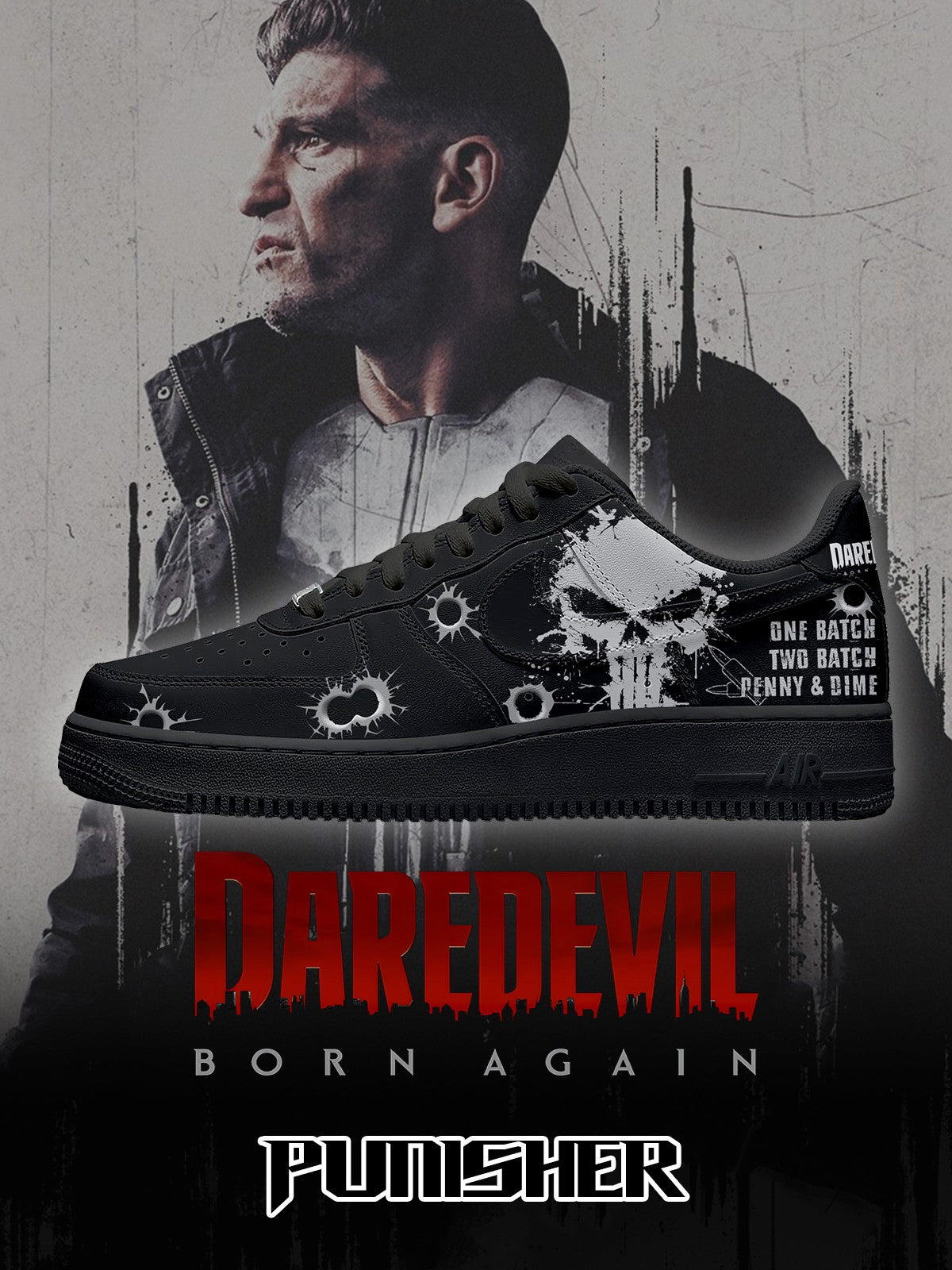 Punisher V.1 Custom Air-Style Sneakers