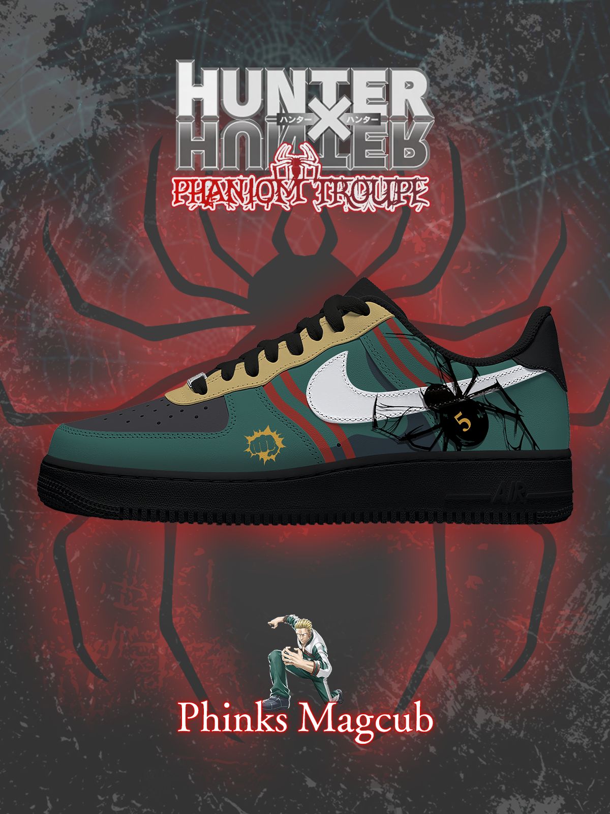 Phinks Magcub Custom Air-Style Sneakers
