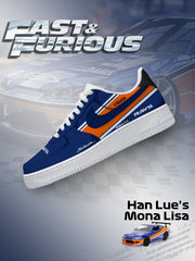 Han Lues Mona Lisa Custom Air-Style Sneakers