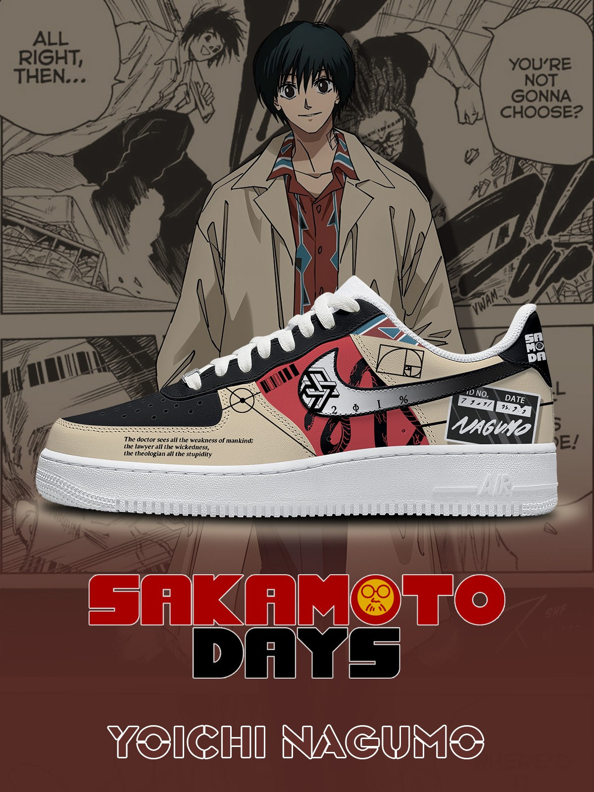 Yoichi Nagumo V.1 Custom Air-Style Sneakers