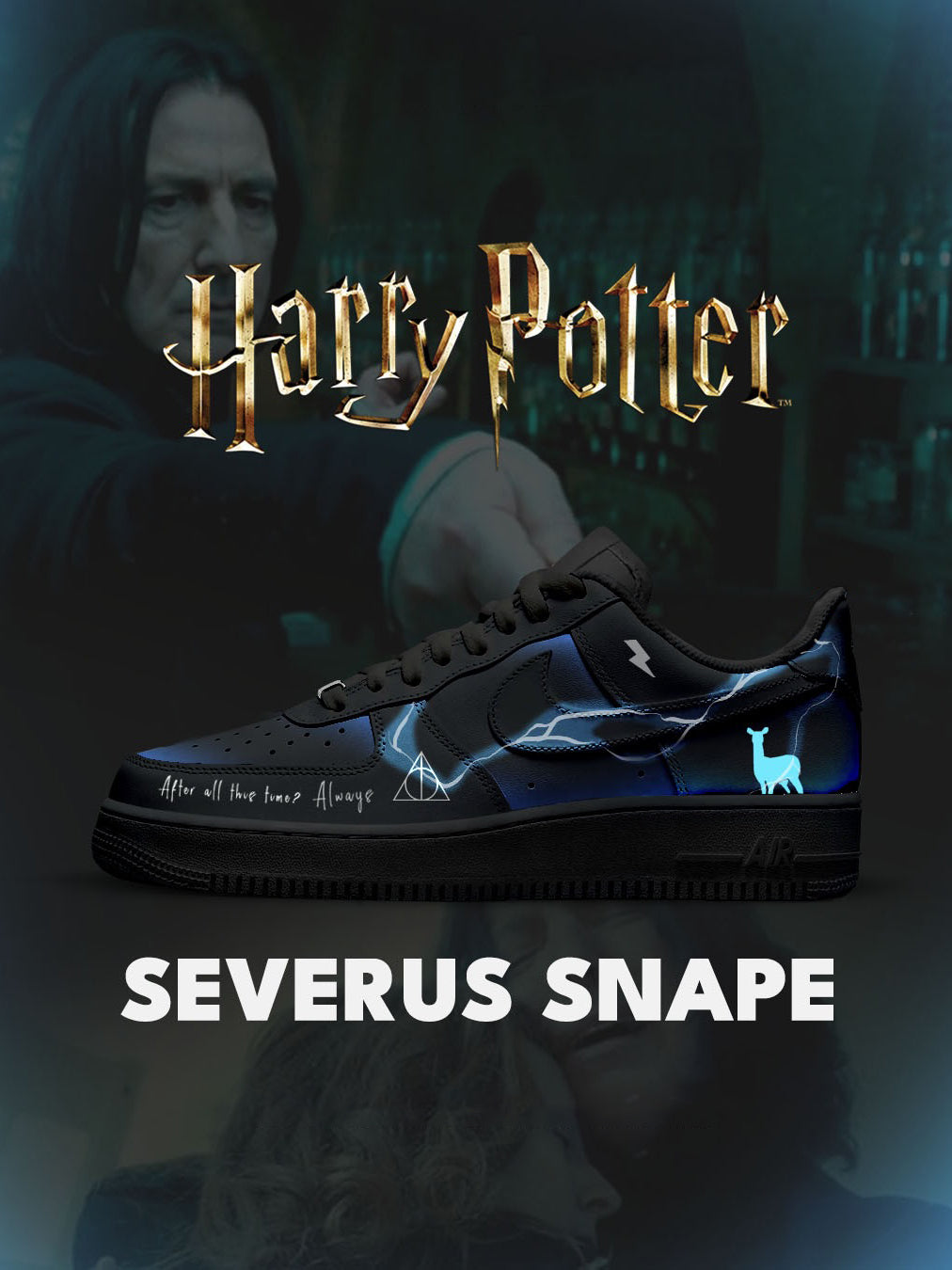 Severus Snape V.1 Custom Air-Style Sneakers
