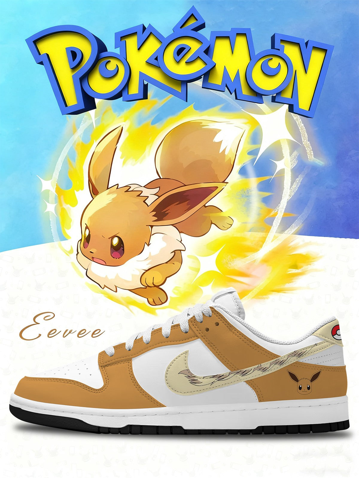 Eevee V.1 Custom SB-Style Sneakers