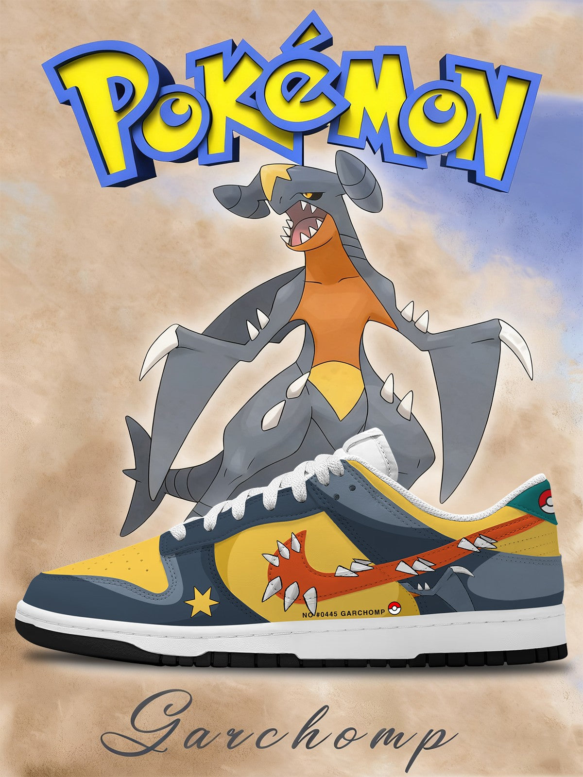 Garchomp V.1 Custom SB-Style Sneakers
