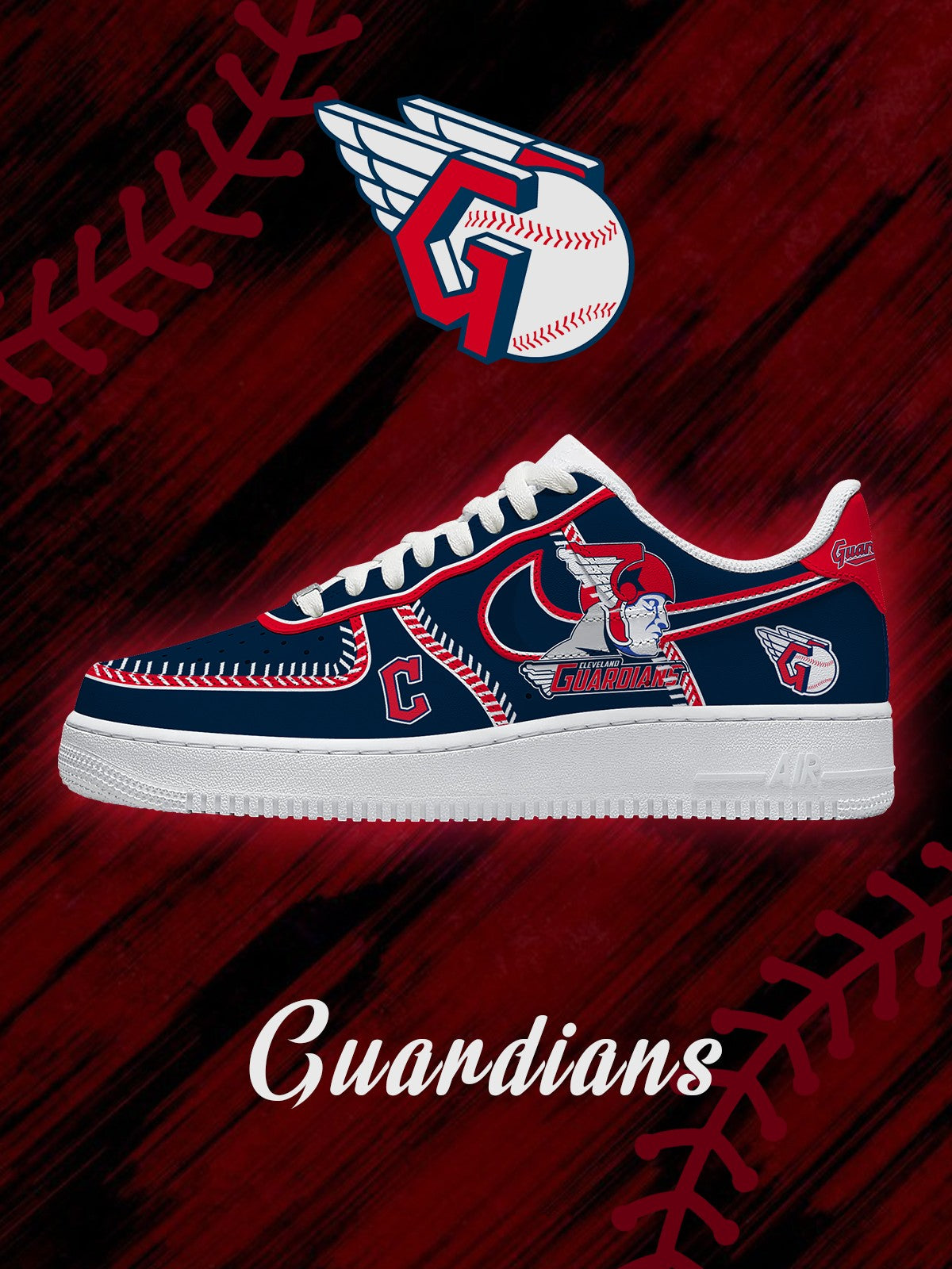 Zapatillas deportivas personalizadas Cleveland Baseball V.2 Air-Style