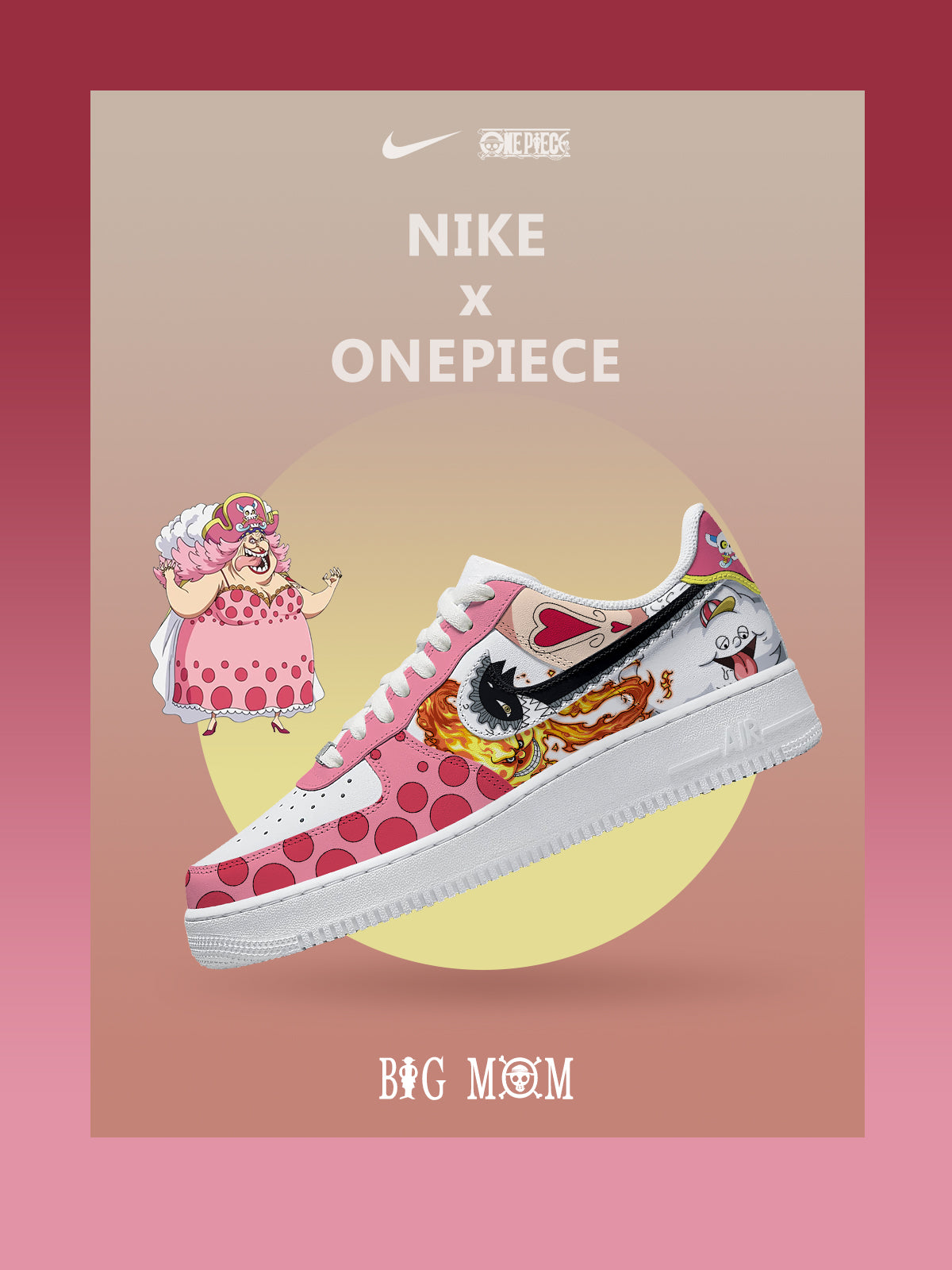 Zapatillas deportivas personalizadas estilo Air de Big Mom V.1