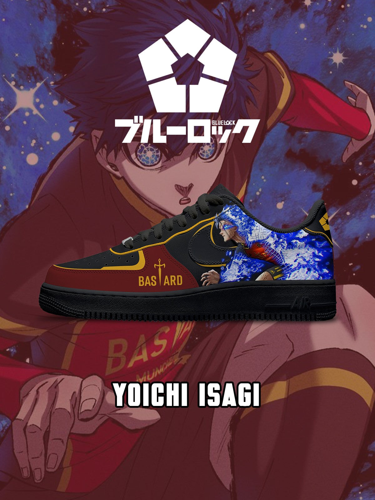 Zapatillas deportivas personalizadas Yoichi Isagi V.5 Air-Style