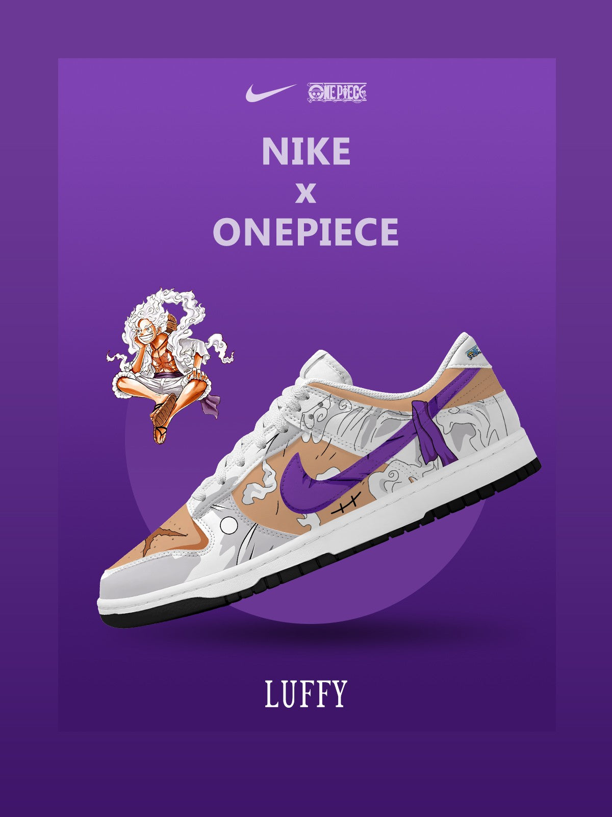 Monkey D. Luffy V.6 Custom SB-Style Sneakers