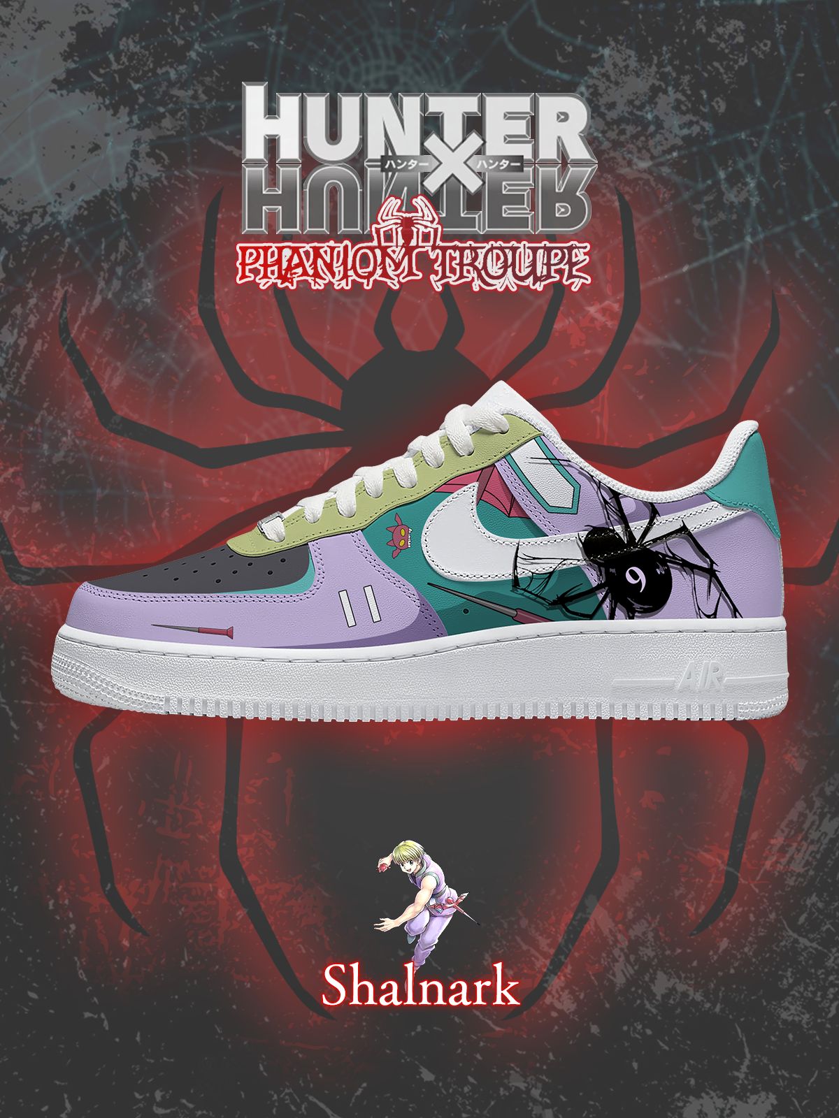 Shalnark Custom Air-Style Sneakers