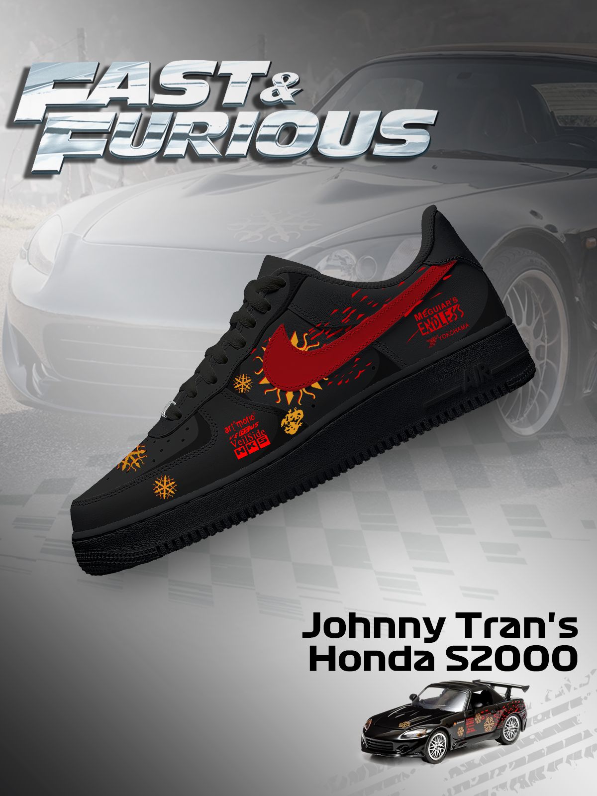 Johnny Trans S2000 Custom Air-Style Sneakers