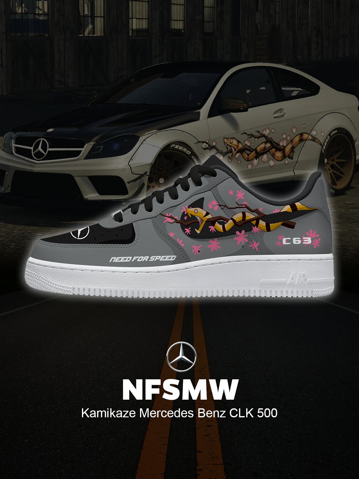 Kamikaze CLK 500 Custom Air-Style Sneakers
