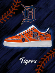 Zapatillas deportivas personalizadas estilo Air de Detroit Baseball V.2