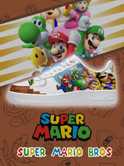 Mario Team V.1 Custom Air-Style Sneakers