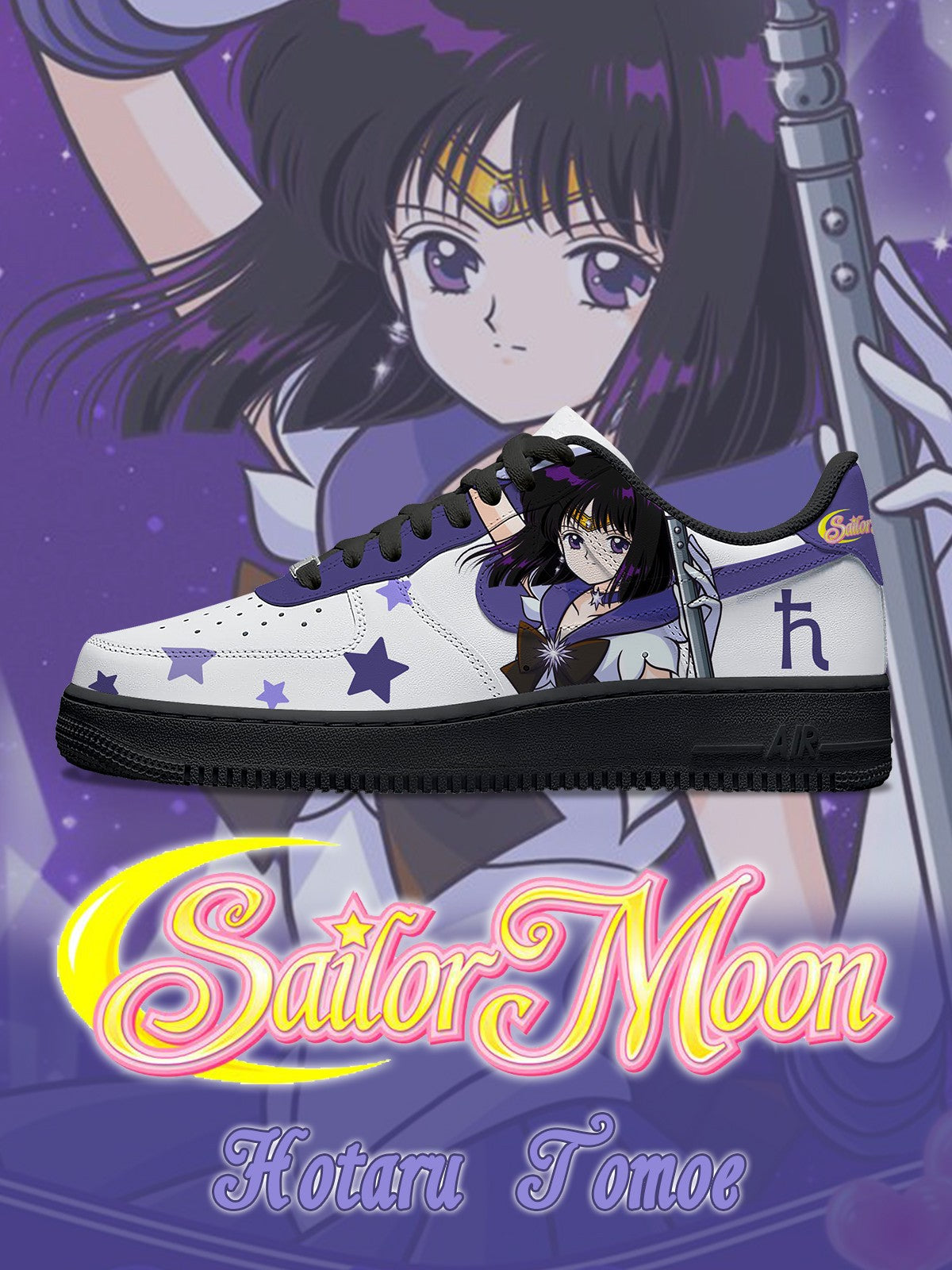 Hotaru Tomoe V.1 Custom Air-Style Sneakers