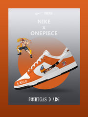 Portgas D Ace V.1 Custom SB-Style Sneakers