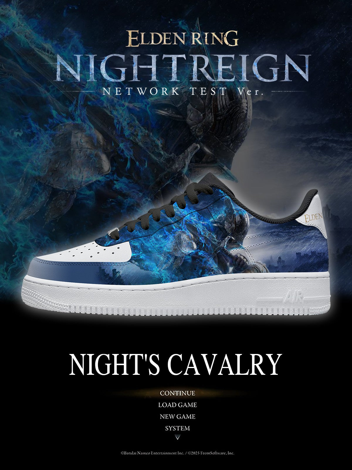 Night's Cavalry V.1 Custom Air-Style Sneakers