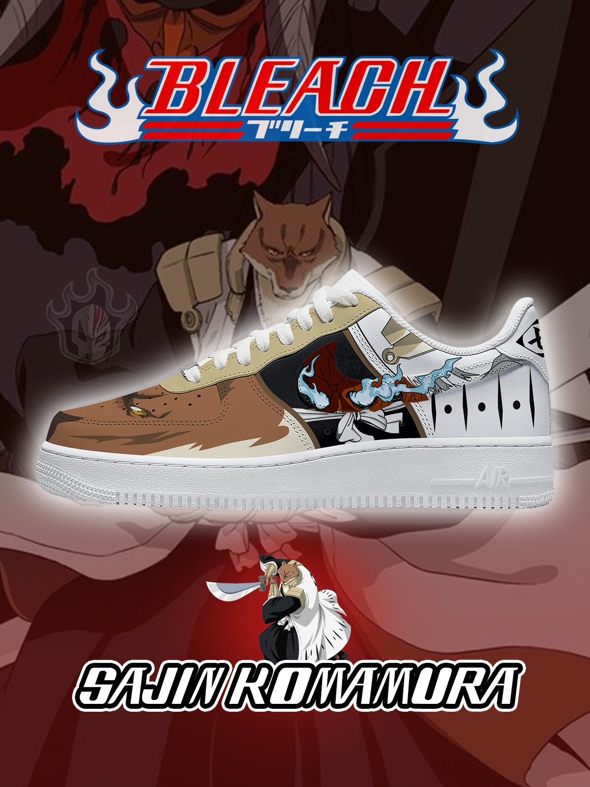 Sajin Komamura V.2 Custom Air-Style Sneakers