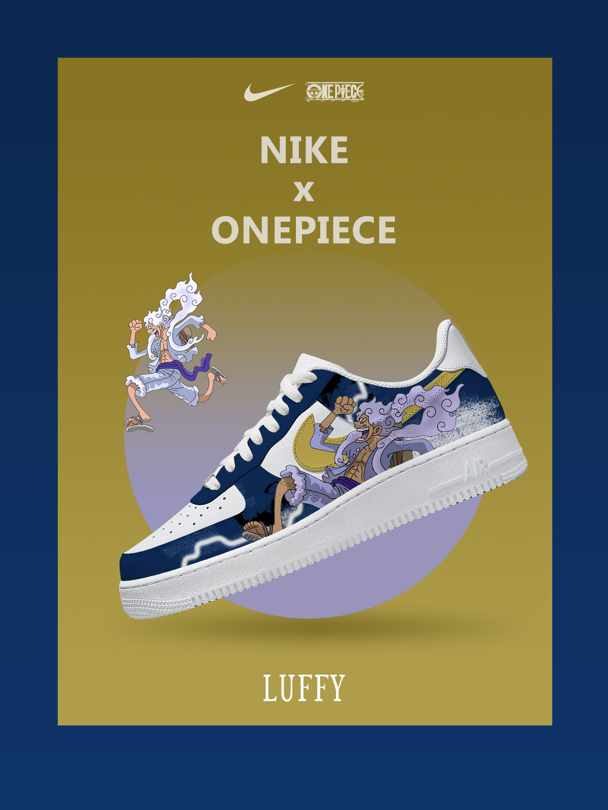 Monkey D. Luffy V.9 Custom Air-Style Sneakers